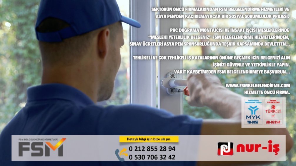 Asyapen, Pvc Doğrama Montajcısı ve İnşaat İşçisi Meslekleri